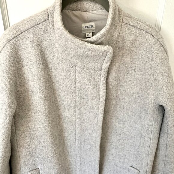 J. Crew City Coat Wool Blend - Picture 2 of 16